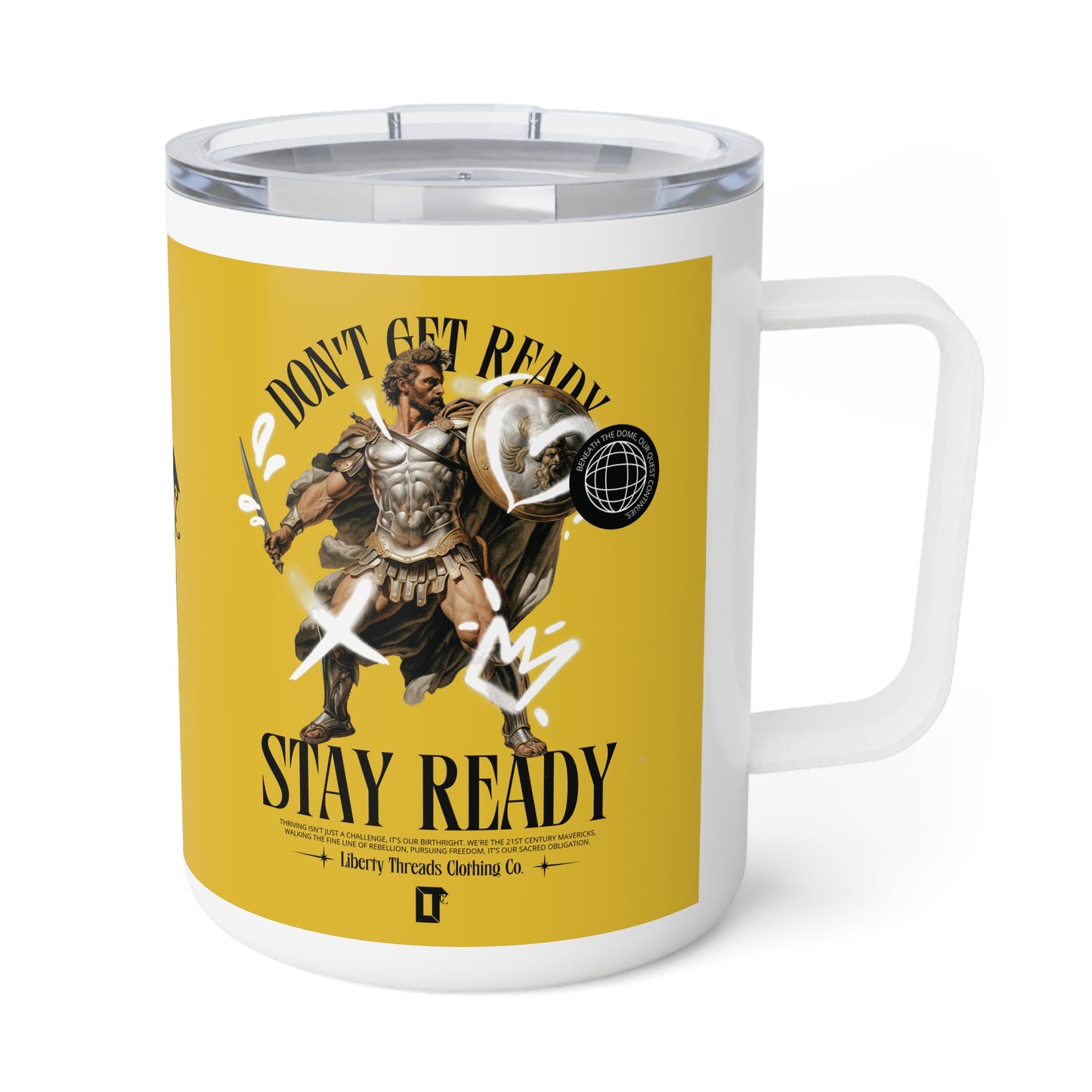 STAY READY Insulated Coffee Mug, 10oz