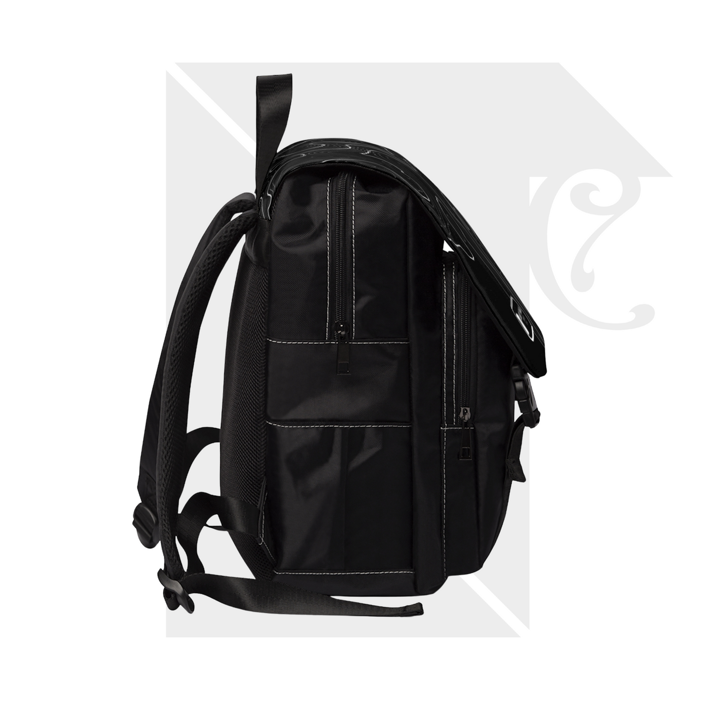 LTCC "Uncharted" Black Canvas Backpack