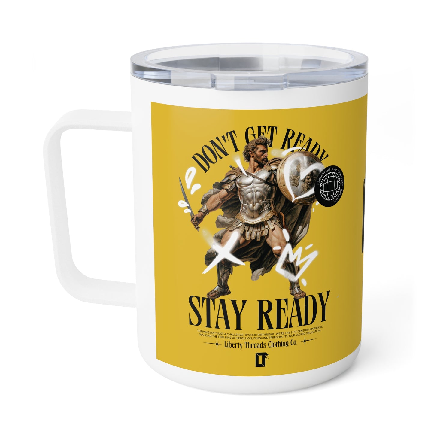 STAY READY Insulated Coffee Mug, 10oz