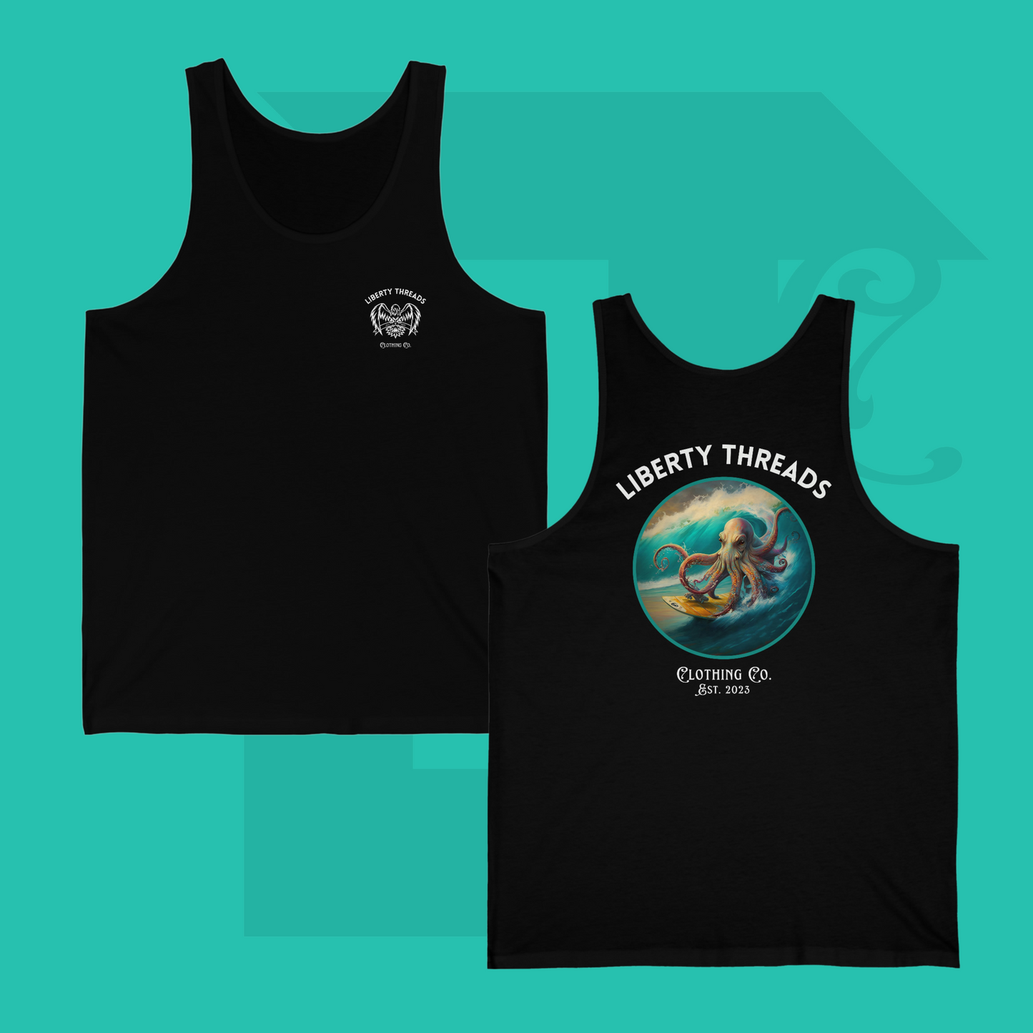 "Octo-Surf" Standard Edition Unisex Jersey Tank