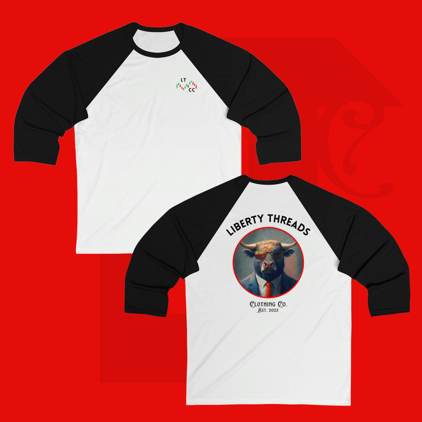 "Bad Bull" Standard Edition T-Shirt Raglan Tee Unisex