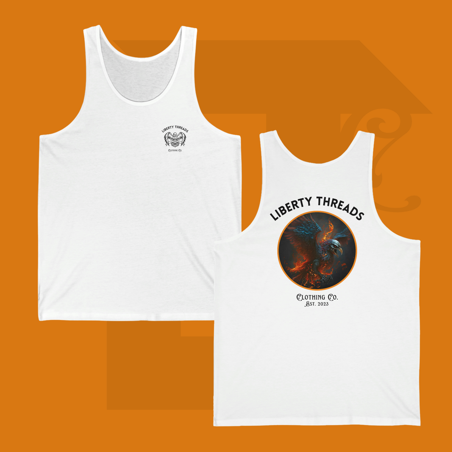 "Aerial Blaze" Standard Edition Unisex Jersey Tank