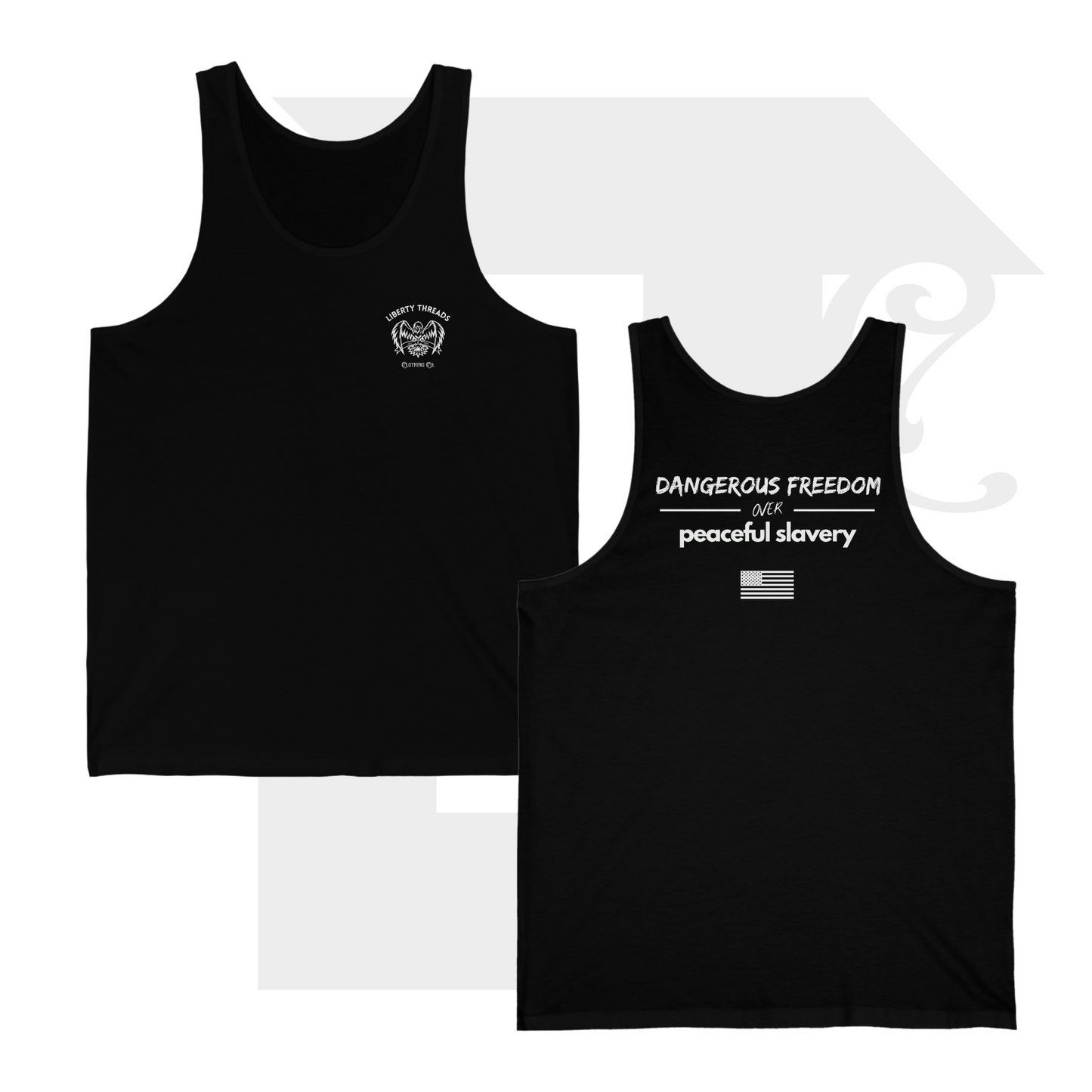 "Freedom OVR Slavery" Standard Edition Unisex Jersey Tank