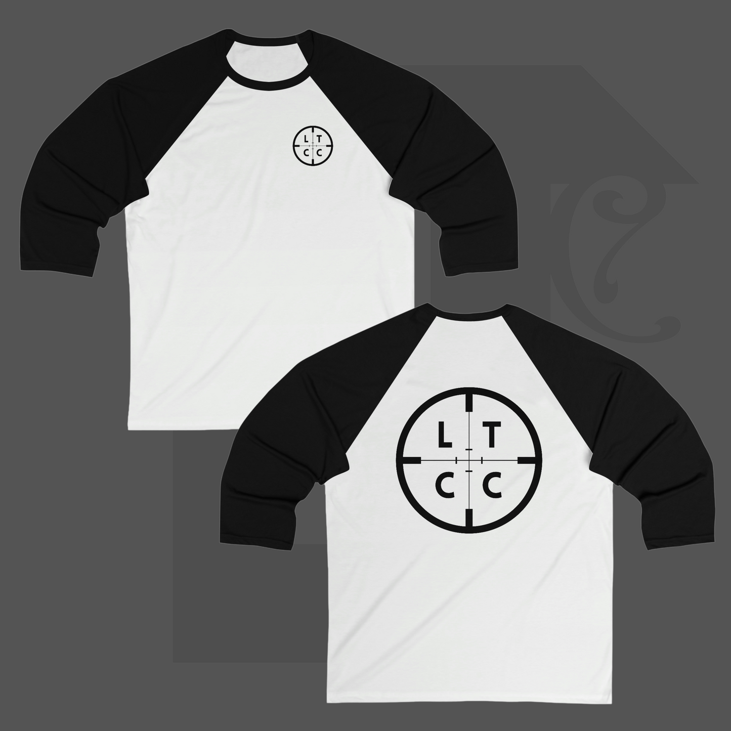 "LTCC Crosshair" Standard Edition T-Shirt Raglan Tee Unisex