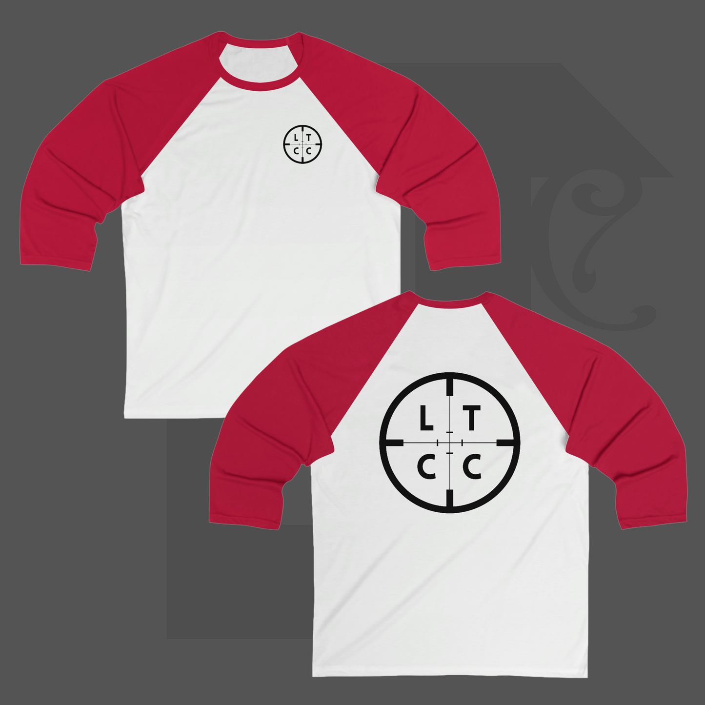 "LTCC Crosshair" Standard Edition T-Shirt Raglan Tee Unisex