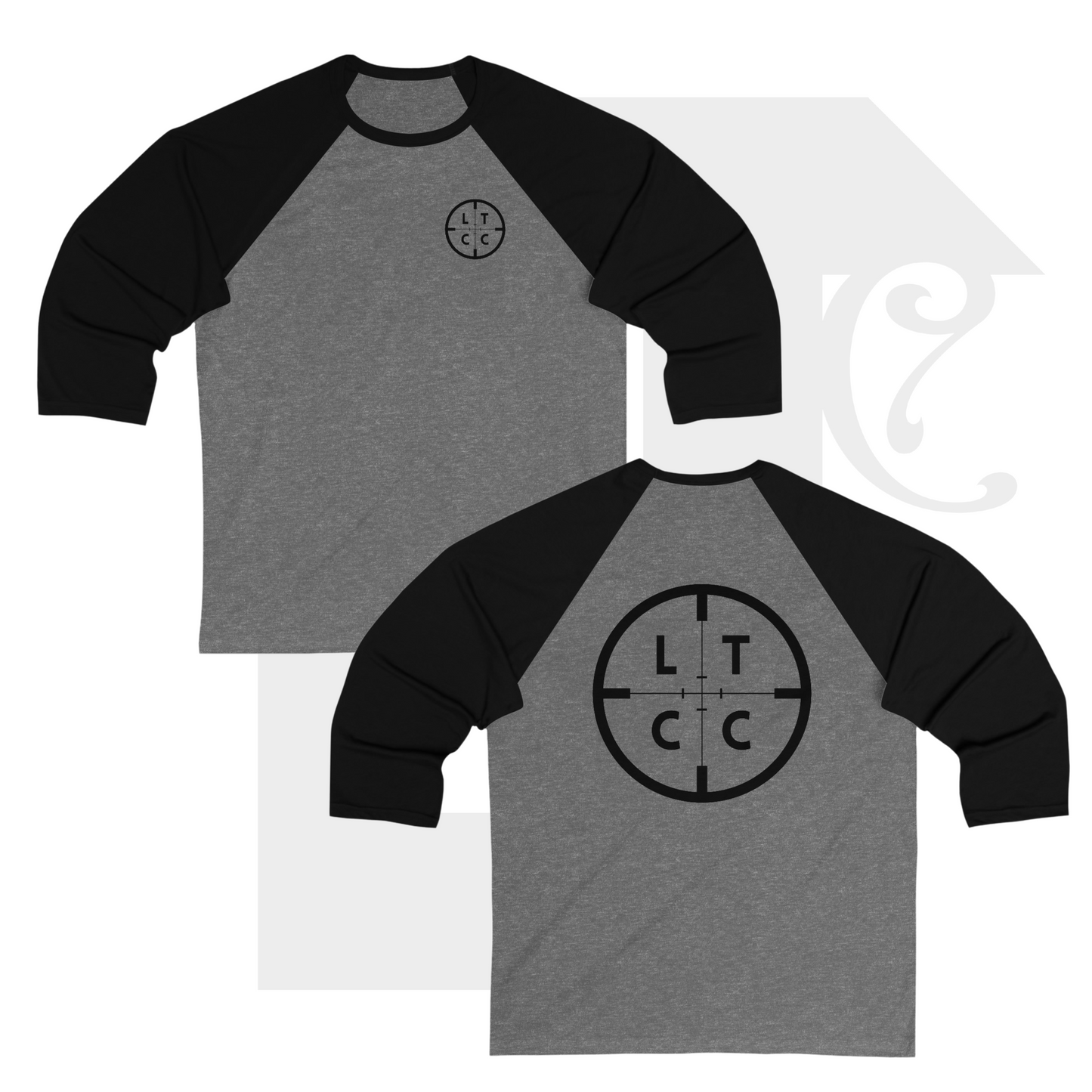 "LTCC Crosshair" Standard Edition T-Shirt Raglan Tee Unisex