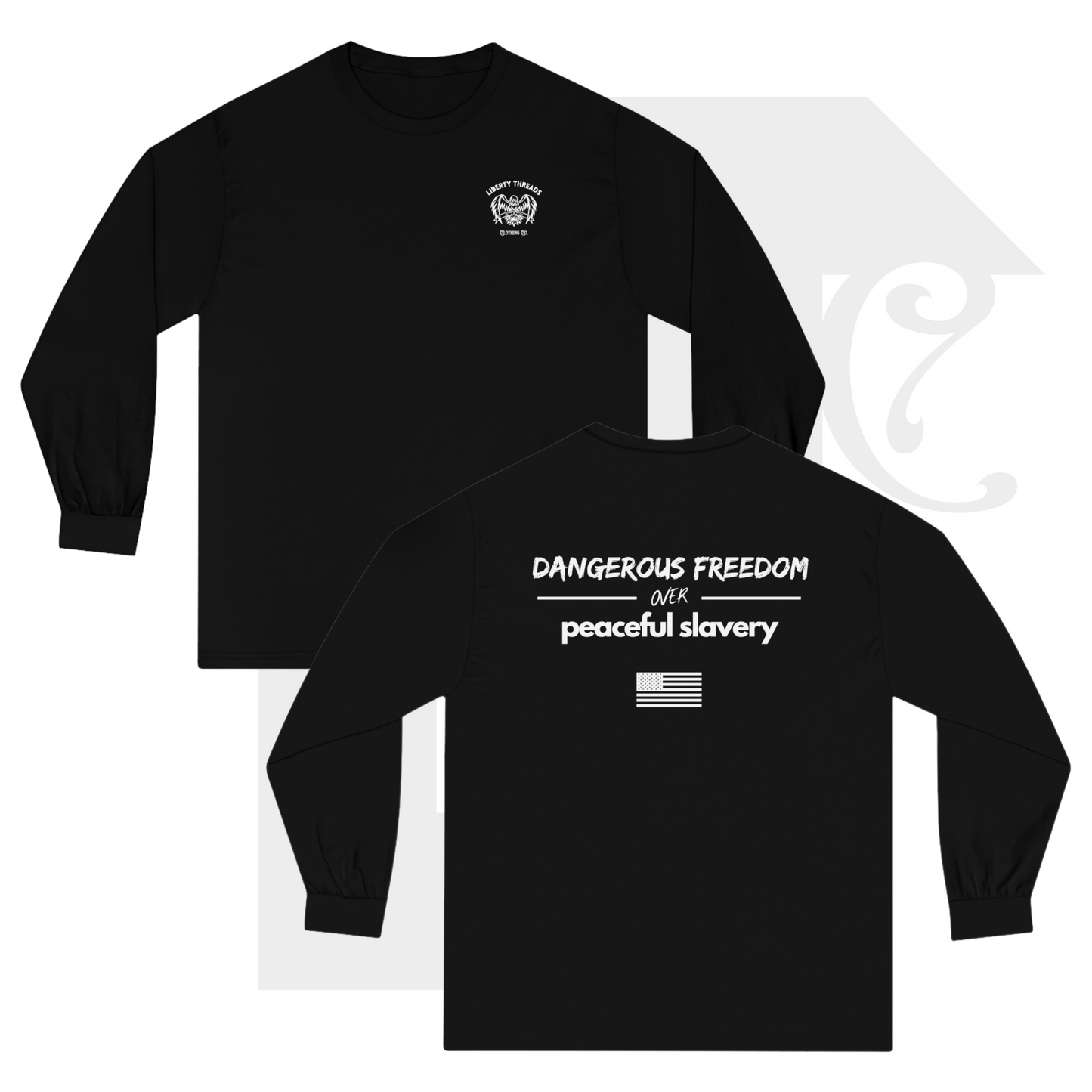 "Freedom OVR Slavery" Standard Edition Long Sleeve T-Shirt Unisex